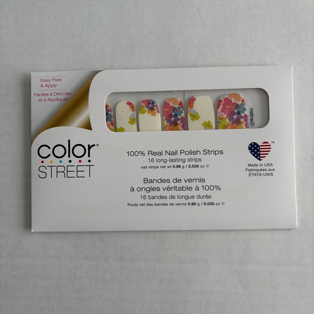 *Retired* Color Street: Avant Garden | Floral Spring White Pastel Pink Purple - Picture 3 of 16